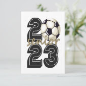 2023年サッカー上級卒業生のクラス サンキューカード (スタンド正面)