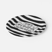 2023年ストライプのの卒業パーティーのクラス ペーパープレート (アングル)