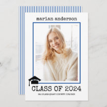 2023年タイプライターブルー卒業写真のクラス