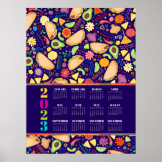 2023年タコフィエスタカレンダーポスター ポスター