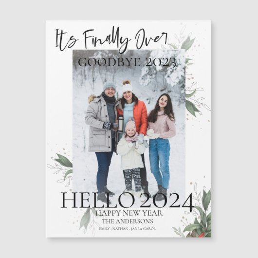 2023年ハロー2024年の新年 (正面)