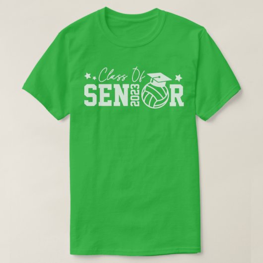 2023年バレーボール卒業クラス2023 Tシャツ (デザイン正面)