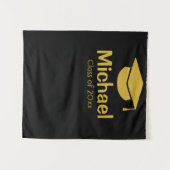 2023年パーソナライズされたの卒業背景クラス タペストリー (正面(横))