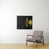 2023年パーソナライズされたの卒業背景クラス タペストリー (インサイチュ(横))