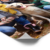 2023年パーソナライズされた写真12か月カレンダー ポスター (角)