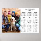 2023年パーソナライズされた写真12か月カレンダー ポスター (正面)