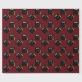 2023年パーソナライズされた卒業ギフト ラッピングペーパー (フラット)