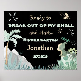 2023年パーソナライズされた学校初日ポスター ポスター