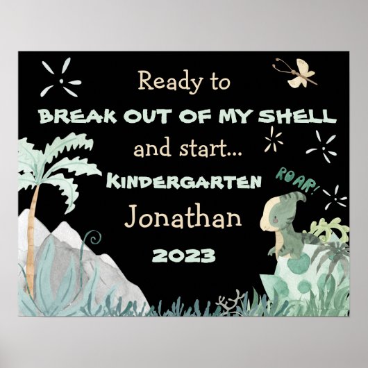 2023年パーソナライズされた学校初日ポスター ポスター (正面)