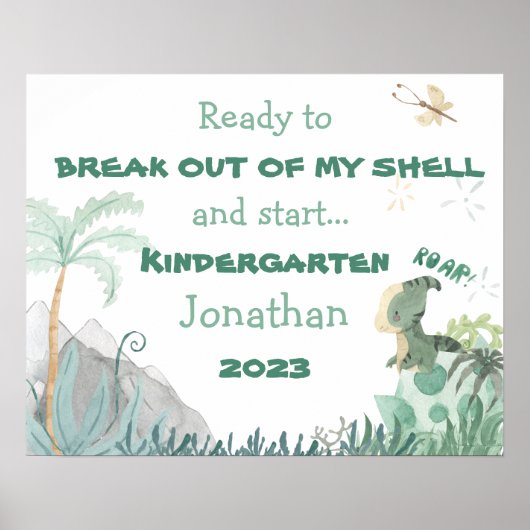 2023年パーソナライズされた学校初日ポスター ポスター (正面)