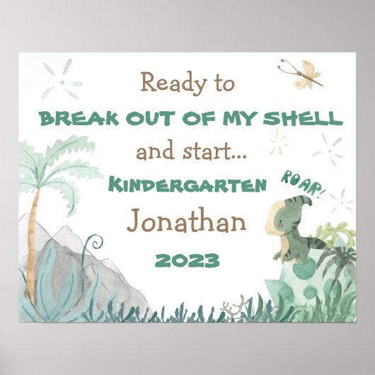 2023年パーソナライズされた学校初日ポスター ポスター (正面)