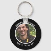 2023年パーソナライズされた黒高校 キーホルダー (裏面)