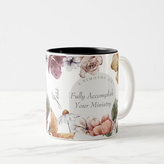 2023年パーソナライズされたJWパイオニアコーヒーマグの贈り物 ツートーンマグカップ (正面右)