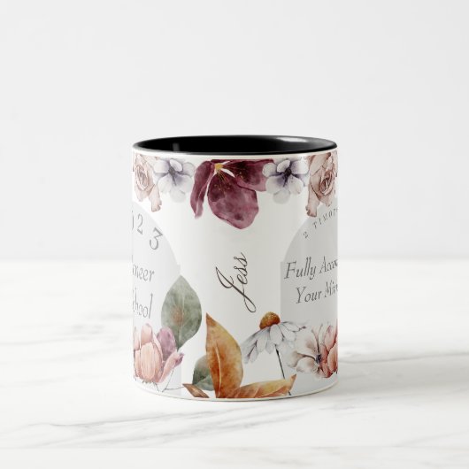 2023年パーソナライズされたJWパイオニアコーヒーマグの贈り物 ツートーンマグカップ (中央)