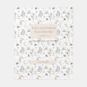 2023年パーソナライズされたJWパイオニア姉妹への贈り物 フリースブランケット (正面)