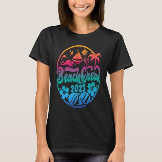 2023年ビーチクルーのおそろいコーデ Tシャツ (正面)