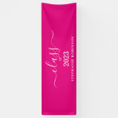 2023年ピンクミニマル卒業 横断幕 (縦)