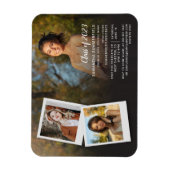 2023年フォトコラージュ卒業パーティー招待状 マグネット (縦)