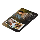 2023年フォトコラージュ卒業パーティー招待状 マグネット (左側)