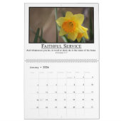 2023年ボランティアのモチベーションのメッセージ カレンダー (1月 2026)