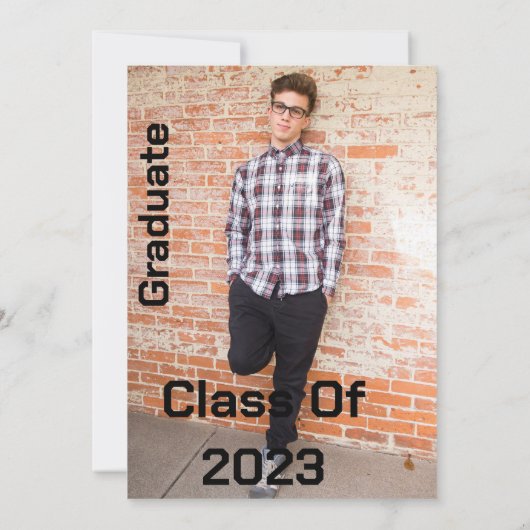 2023年モダニズム卒業式クラス 案内状 (裏面)