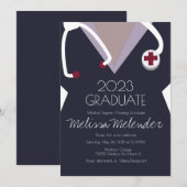 2023年モダンクラス医療ナース卒業 招待状 (正面/裏面)