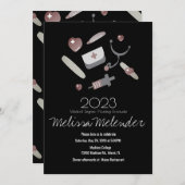 2023年モダンクラス医療ナース大学院パーティー 招待状 (正面/裏面)