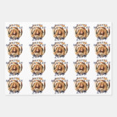 2023年モダンシンプルの新年の写真 ラッピングペーパーシート (正面2)