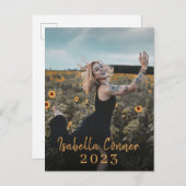 2023年モダン写真卒業クラス発表 案内ポストカード (正面/裏面)