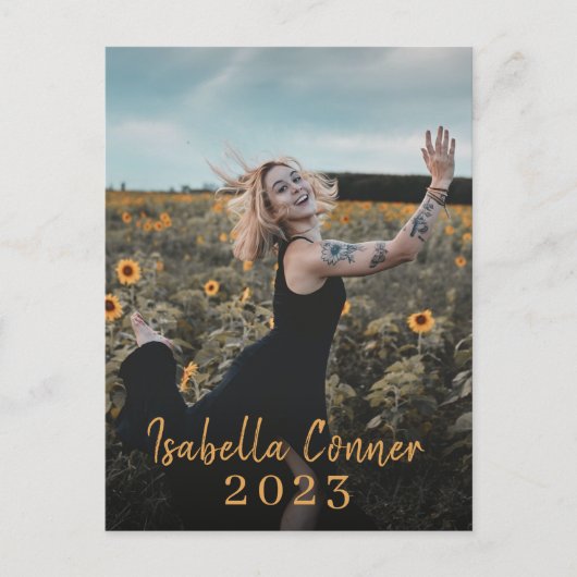 2023年モダン写真卒業クラス発表 案内ポストカード (正面)