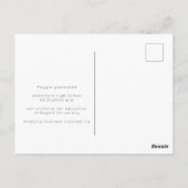 2023年モダン卒業オープンハウスお祝い ポストカード (裏面)