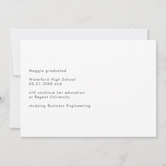 2023年モダン卒業発表 (裏面)