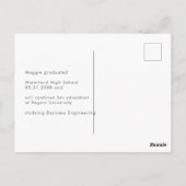 2023年モダン卒業発表 ポストカード (裏面)