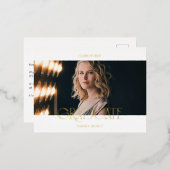 2023年モダン卒業発表 箔シーズンポストカード (正面/裏面)