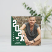 2023年モダン卒業PHOTO卒業会のクラス 招待状 (スタンド正面)