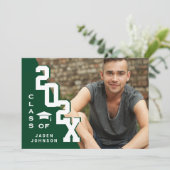 2023年モダン卒業PHOTO卒業会のクラス 招待状 (スタンド正面)