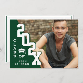 2023年モダン卒業PHOTO卒業会のクラス 招待状