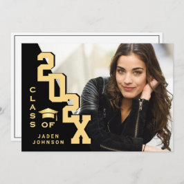 2023年モダン卒業PHOTO卒業会のクラス 招待状