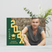 2023年モダン卒業PHOTO卒業会のクラス 招待状 (スタンド正面)