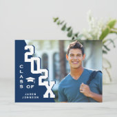 2023年モダン卒業PHOTO卒業会のクラス 招待状 (スタンド正面)