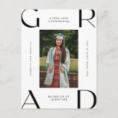 2023年モダン大学卒業 案内ポストカード (正面)