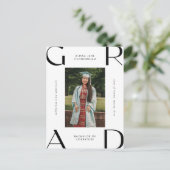 2023年モダン大学卒業 案内ポストカード (スタンド正面)