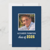 2023年モダン海軍黄色卒業党 招待状 (裏面)