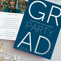 2023年モダン銀のネイビーブルーグラードパーティークラス