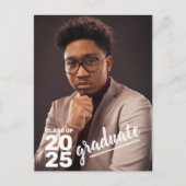 2023年モダン高校卒業写真クラス 案内ポストカード (正面)