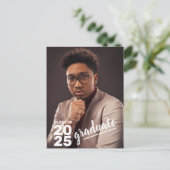 2023年モダン高校卒業写真クラス 案内ポストカード (スタンド正面)