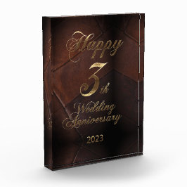 2023年レザー結婚のハッピー三周年 フォトブロック