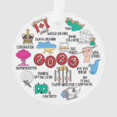 2023年レビューでアクリルのクリスマスオーナメント オーナメント (正面)