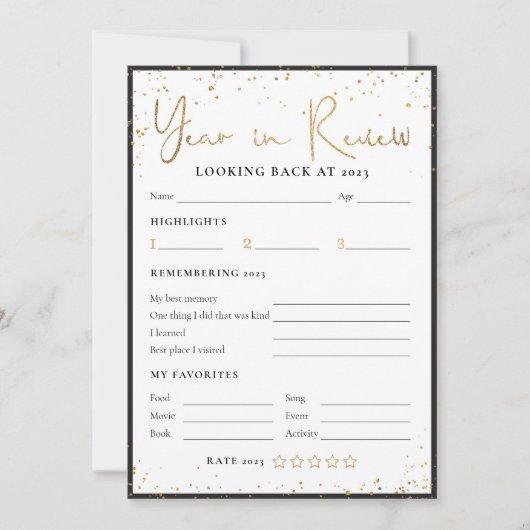 2023年レビュー反射カード (正面)