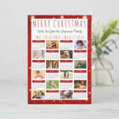 2023年レビュー2024カレンダー12写真赤 シーズンカード (スタンド正面)